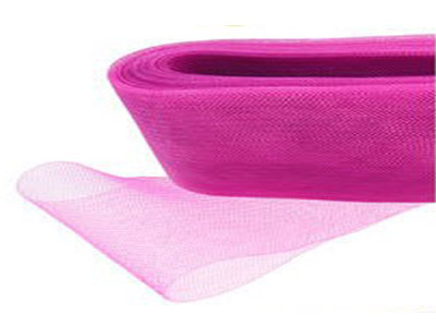 Soft Horsehair Ribbon  4 cm width - PINK